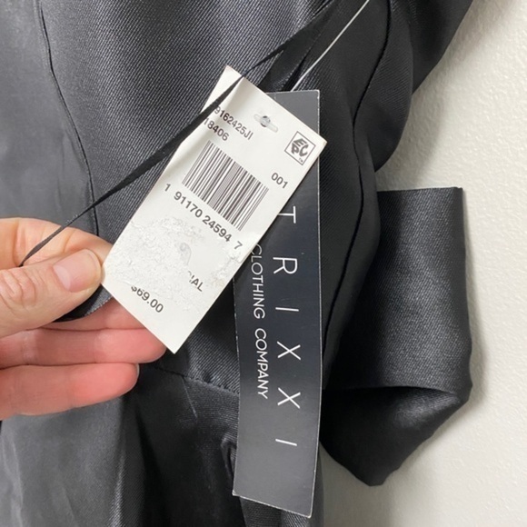 NWT Trixxi Bow Back Double Strap Dress Junior - Picture 8 of 8